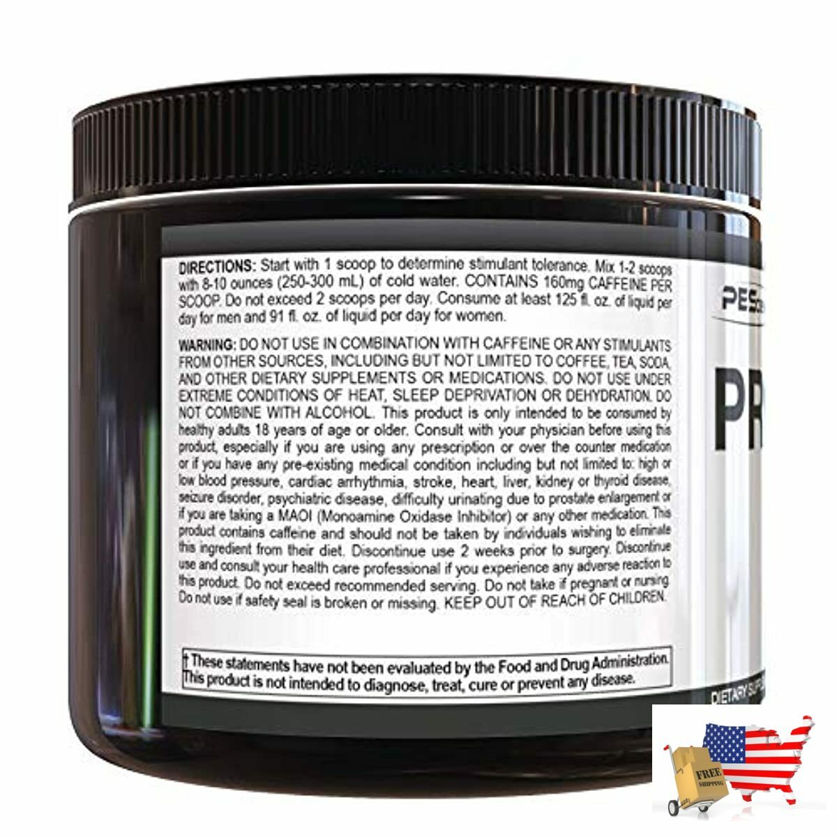 PEScience Prolific Pre Workout, Tropical Twist, 40 Scoops