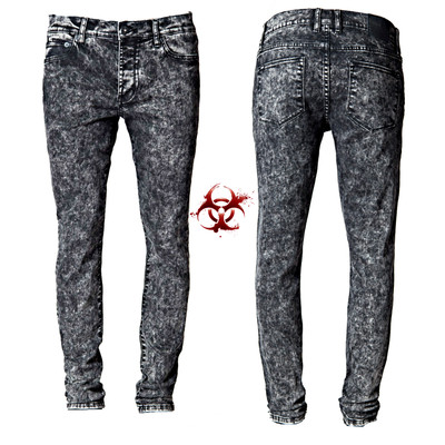 Jeans Femme Lip Service Kill City Taille 25 - Style Gothique Skinny, Occasion Très Bon état