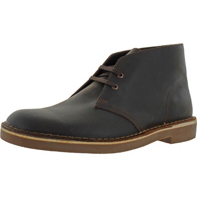

Мужские ботинки Clarks Bushacre 2 Brown Nubuck Chukka Boots 9 Wide (E) BHFO 4507, Коричневый, Clarks Bushacre 2
