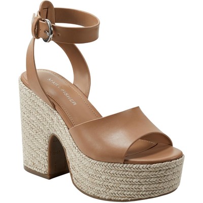 Marc Fisher Женская ВЕТИНА коричневого цвета с повседневным ремешком на щиколотке 8 средних размеров (B,M) BHFO 4169