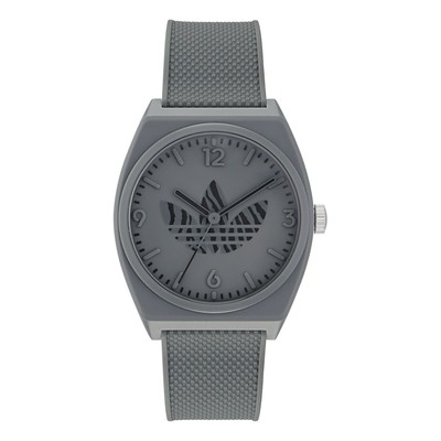 Adidas Originals Grey Unisexs Analogue Watch Project Two Grfx AOST23552