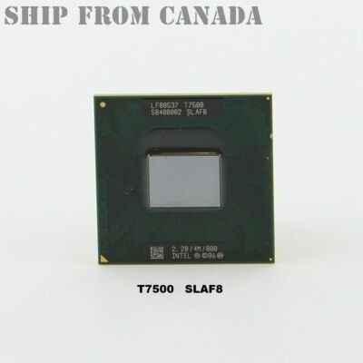 Intel Core 2 Duo T7500 2.2GHz SLAF8 Socket P Dual-Core Mobile CPU