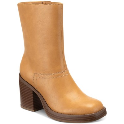 Женские ботинки до середины икры Sun + Stone Denverr Tan 10 Medium (B,M) BHFO 8461