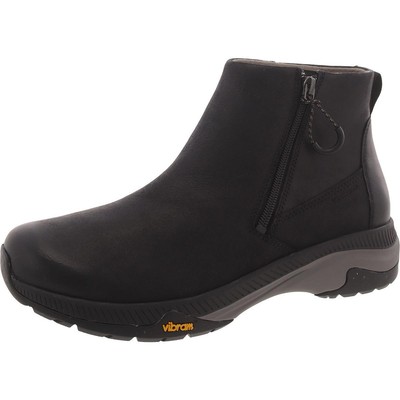 Повседневные ботильоны Dansko Womens MARGO из черной кожи среднего размера (B,M) BHFO 3131