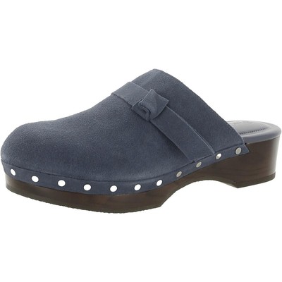 Великолепные женские босоножки из оливковой замши Mule Clog Mule Sandals BHFO 3738