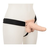 Hohler Strap On Vibrating Strap-On Sleeve Umschnall Dildo Vibrator Penis Sleeve