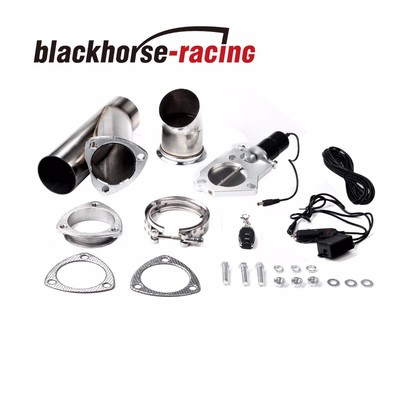 3quot Inch 76mm Electric Exhaust Muffler Valve Cutout System Dump Wireless Remote