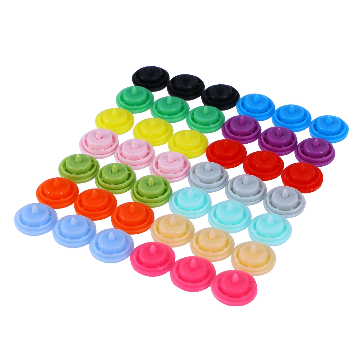 360 Sets KAM Snap Kits Plastic Snaps Fastener Buttons Press Stud Set T5 IN BOX eBay