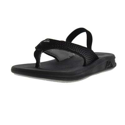Reef Boys Grom Rover Черные босоножки-стринги для малышей 3-4 лет, средний (D) размер BHFO 9791