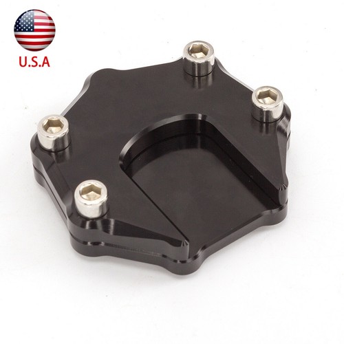 Universal Motorcycle CNC Kickstand Sidestand Extension Pad Plate Foot Side Stand