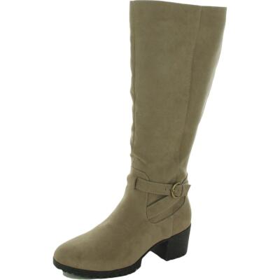 Scholls Womens Like It Taupe Высокие сапоги до колена 11 Medium (B,M) BHFO 2522