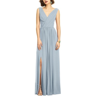 Коллекция Dessy от Vivian Diamond Женское синее вечернее платье 14 BHFO 8448