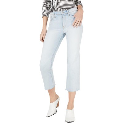 

Hudson Женские прямые укороченные джинсы Stella Blue Denim со средней посадкой  BHFO 8361, Wake