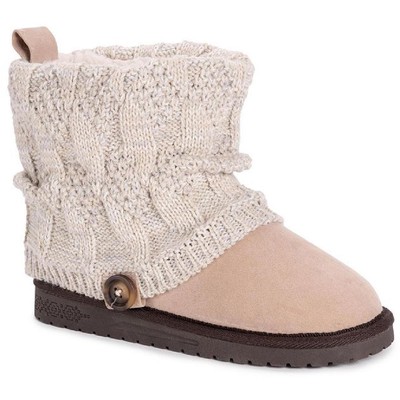 

Женские зимние и зимние ботинки Laurel Taupe Muk Luks, ширина 11 (C, D, W) BHFO 6296, Stone