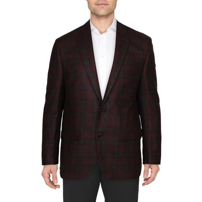 

Lauren Ralph Lauren Мужской красный шерстяной спортивный пиджак классического кроя  BHFO 4970, Burgundy