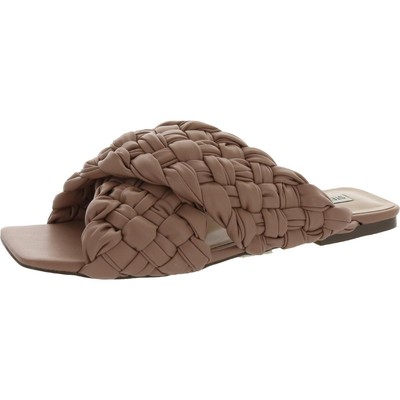 

Женские розовые сандалии на плоской подошве Steve Madden Marina, размер 6, средний (B,M), BHFO 4466, Nude