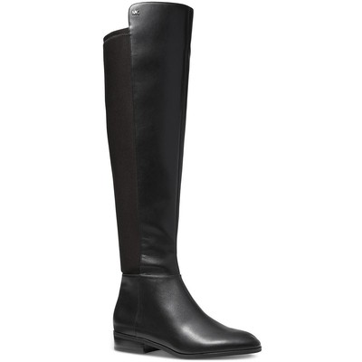 Женские черные сапоги до колена MICHAEL Michael Kors 6.5 Medium (B,M) BHFO 9916