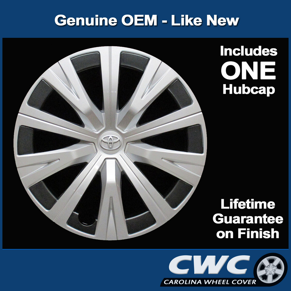 Hubcap for Toyota Camry 2018-2023 - Genuine OEM Factory 16