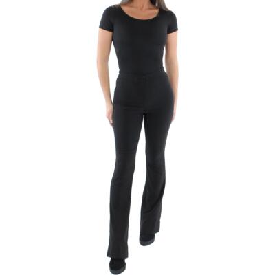 

Aqua Womens Black Trousers Wear to Work Профессиональные широкие брюки  BHFO 4033, Черный