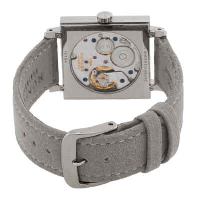 Pre-owned Nomos Tetra - Die Unerreichbare Hand Wind Silver Dial Ladies Watch 477