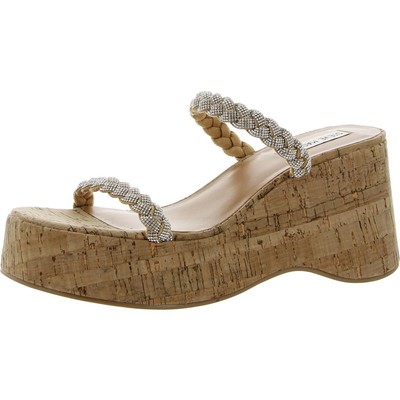 Steve Madden/ женские босоножки на платформе со стразами и оплеткой от Danya; BHFO 9759