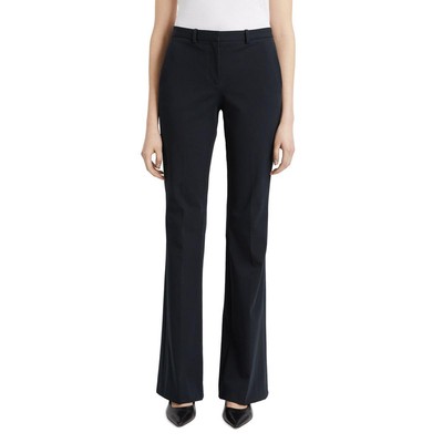 

Женские брюки Theory Demitria Black Twill Bi-Stretch Office Khaki Pants  BHFO 1794, Черный