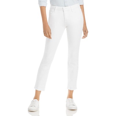 Джинсы бойфренда Paige Womens Brigitte White Crop Skinny Denim 31 BHFO 7859