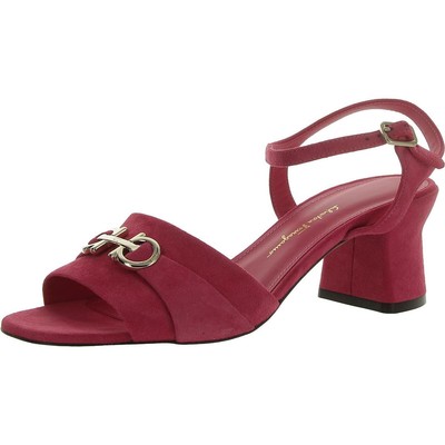 Salvatore Ferragamo Женский ремешок на щиколотке Ondina Pink 7,5 средний (B,M) BHFO 6858