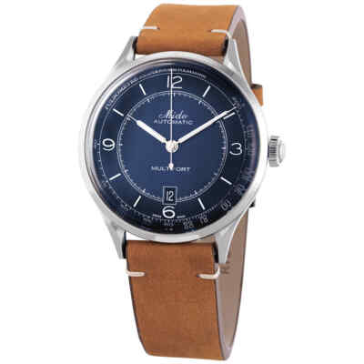 Pre-owned Mido Multifort Patrimony Automatic Blue Dial Men's Watch M040.407.16.040.00
