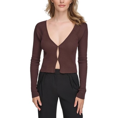 Calvin Klein Womens Layering Cropped Crop Sweater Sweater BHFO 0100