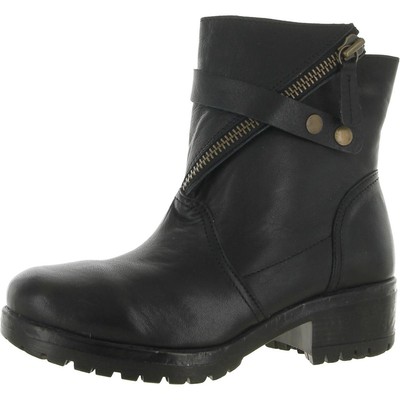 

Женские черные кожаные ботильоны на платформе Bueno 39, средний (B,M) BHFO 0193, Black leather, BHFO