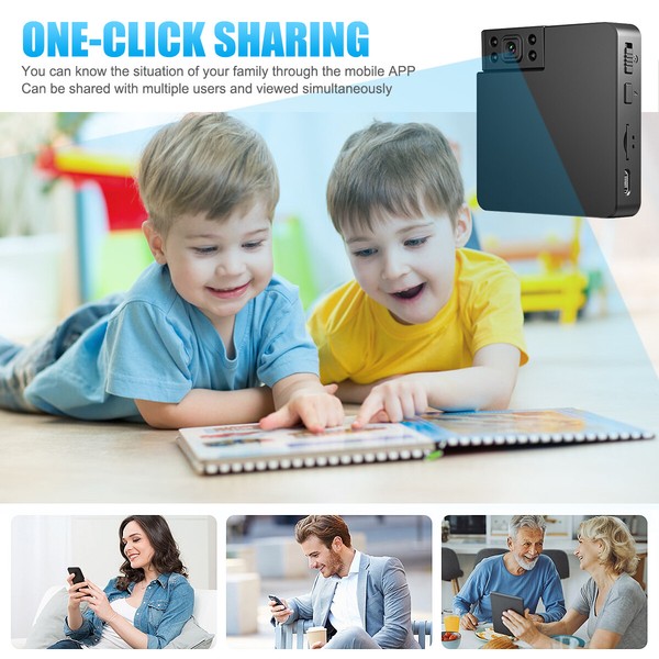 2024 New!!! Smart Mini Spy Wireless WiFi Camera Home Security 1080P HD Night Cam - Image 7