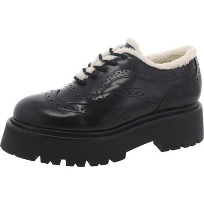 Steve Madden / женские черные оксфорды Rudi с перфорацией 9 Medium (B,M) BHFO 6441