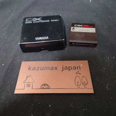 Buy used yamaha dx data cartridge ram1 box synthesizer keyboard rom work japan free shipp