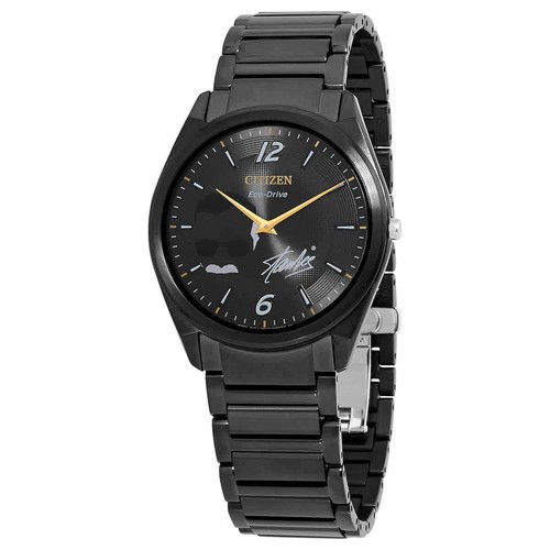 Pre-owned Citizen Men's Marvel Stan Lee 39mm Solar Quartz Eco-drive Watch Ar3077-56w