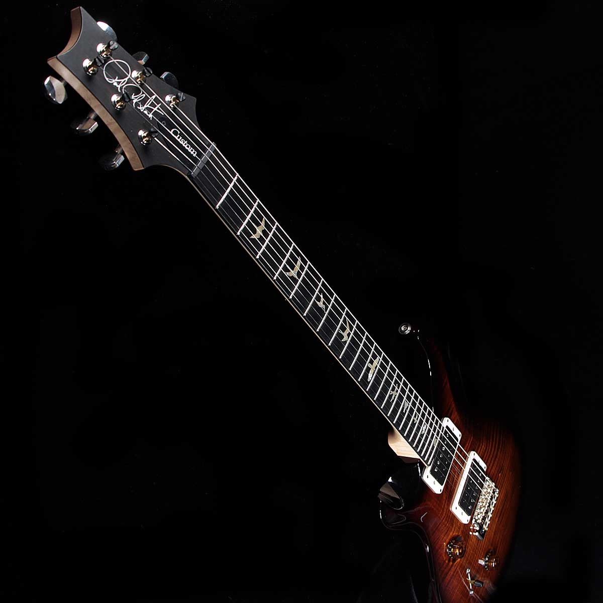 Lefty PRS Custom 24 black gold 10 top 2017 exclusive Lefthanded LH