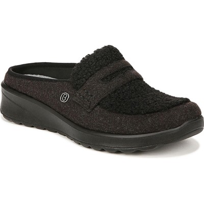 Женские мокасины Bzees в Джорджии черного цвета с металлическим отливом шириной 7,5 (C, D, W) BHFO 5825