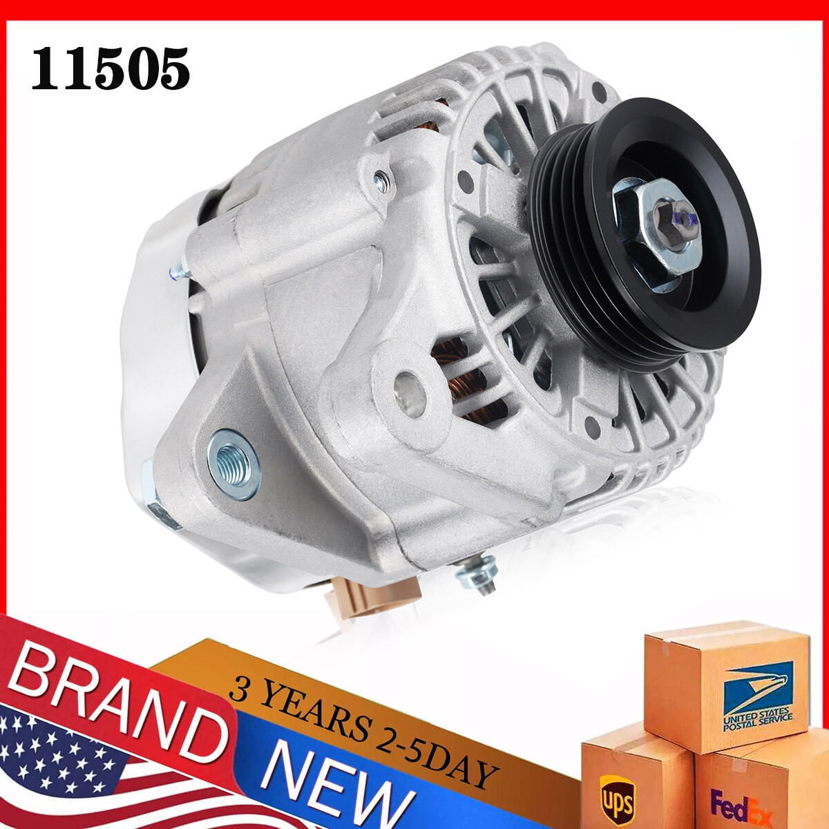 Cardelo Alternador, alternador compatible con Yaris 1.5L 2006 2007 2008 2009 2010