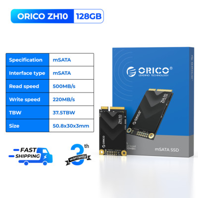 ORICO 128GB mSATA SSDSATA III 6Gbps 3D NAND Internal Solid State Drive Laptops