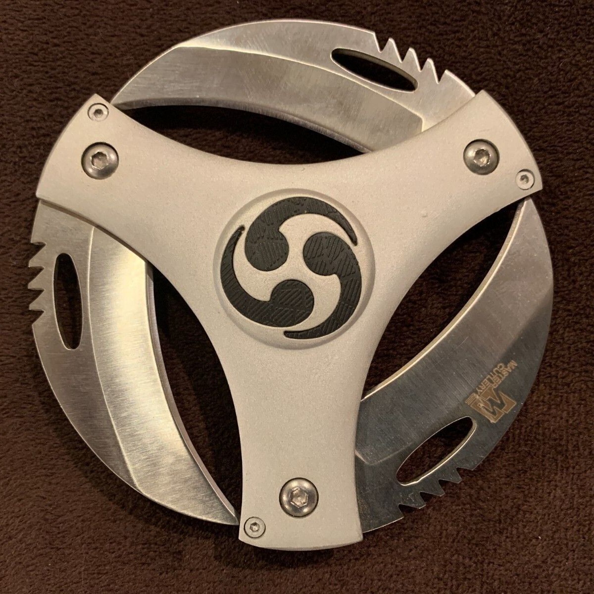 MASTER CUTLERY CYCLONE 3 BLADE FOLDING PIVOT KNIFE