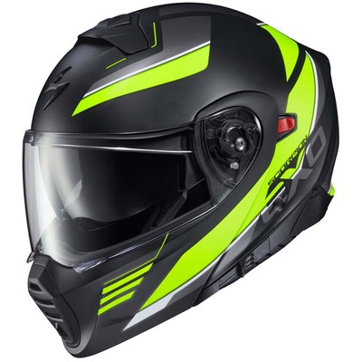 Scorpion EXO-GT930 Modular Motorcycle Helmet Modulus Hi-Vis Yellow/Black 3XLarge