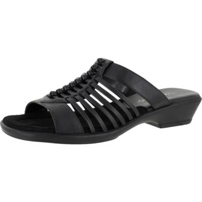 

Женские сандалии без шнуровки Easy Street Nola из искусственной кожи, шлепанцы, обувь BHFO 6034, Nola