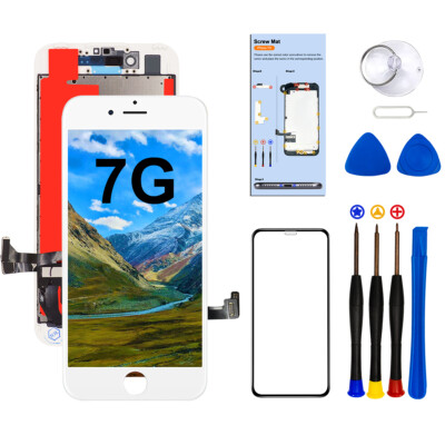 For iPhone 8 SE 7 8 Plus LCD Touch Screen Display Assembly Digitizer Replacement