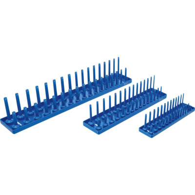 BGS Halter für Steckschlüssel-Einsätze 3-tlg. Schiene für Nüsse