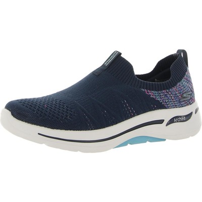 

Темно-синие слипоны Skechers Womens Go Walk Arch Fit 9 Medium (B,M) BHFO 2320, Navy/multi, Go Walk Arch Fit