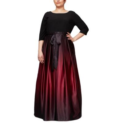 

Женское длинное вечернее платье с эффектом омбре SLNY BHFO 5131, Фиолетовый