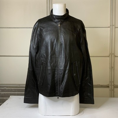 Pre-owned John Varvatos Desha Racer Jacket Men's Size 52 Black