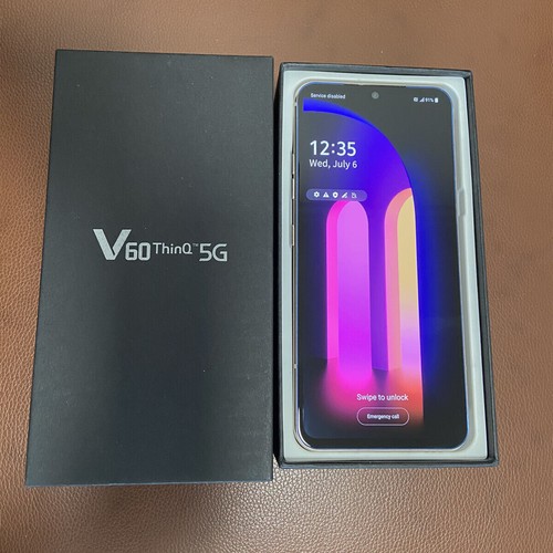 New Sealed LG V60 ThinQ 5G LM-V600AM V600TM V600VM 128GB Unlocked Smartphone