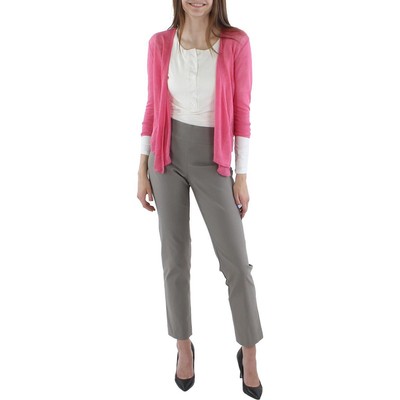

Женский розовый вязаный кардиган в рубчик Nic + Zoe, свитер Shell Petites  BHFO 7317, Punch
