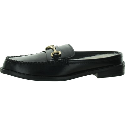 Madden Girl Womens Addlerf Black Slip On Flat Loafers 5.5 Medium (B,M) BHFO 9113